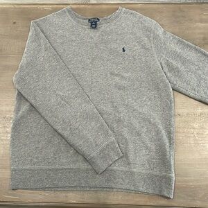 Boys Gray Ralph Lauren sweatshirt in a size XL. Very good condition